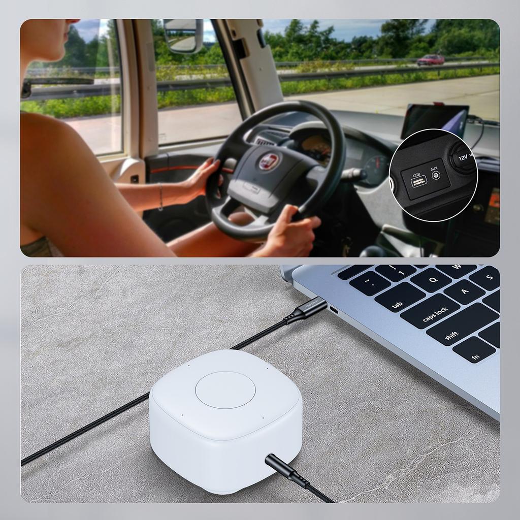 AUX audio cable iPhone Lightning mini jack 35mm 1 m black