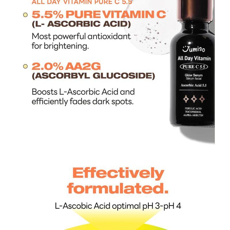 jumiso All Day Vitamin Pure C 5.5 Сыворотка для сияния 30 мл