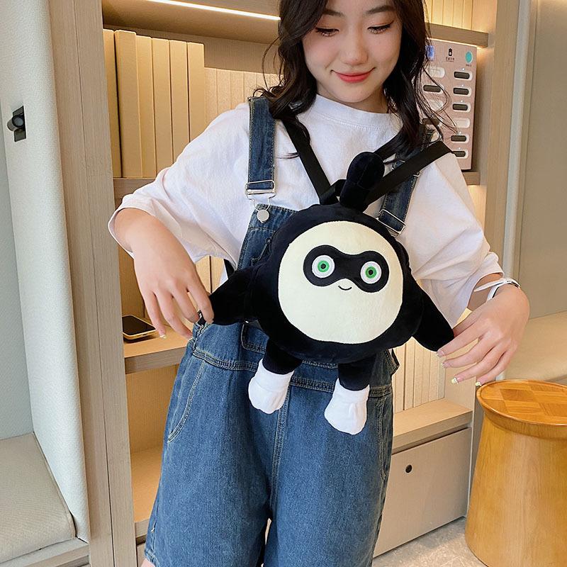 Новый плюшевый рюкзак женский мультяшный милый мальчик-яйцо рюкзак для вечеринок сладкая девочка школьный рюкзак