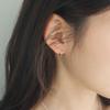 14K Gold-Filled Silver Small Roller One-Touch Earrings