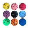 Mini Basketball Eco-friendly Non-inflatable Wear Resistant Ultra-high Elastic Toy Rubber Small Ball Toy for Children
