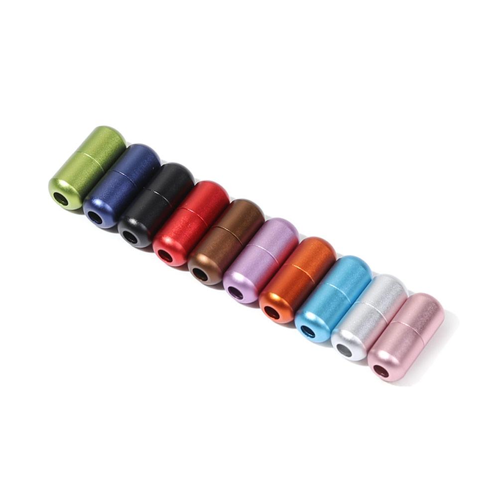 1 Pair Colorful Metal Aluminum Sports Shoelace Buckle Lock No Tie Shoelaces Fast Lacing Shoes Buckle