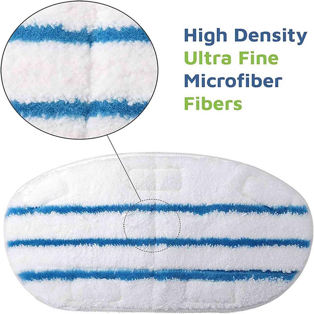 Сменные подушечки для паровой швабры, 8 шт., совместимые с PurSteam Очиститель паровой швабры PurSteam ThermaPro 10-в-1