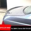 Для BMW 3 серии E90 F30 G20 320i 325i 330i 2005-2022 задняя крышка багажника автомобильный спойлер крылья мягкий искусственный материал черный 120 см