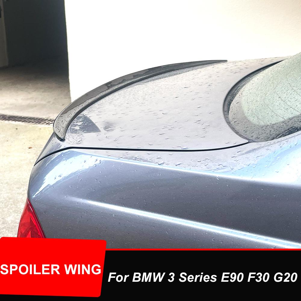 Для BMW 3 серии E90 F30 G20 320i 325i 330i 2005-2022 задняя крышка багажника автомобильный спойлер крылья мягкий искусственный материал черный 120 см