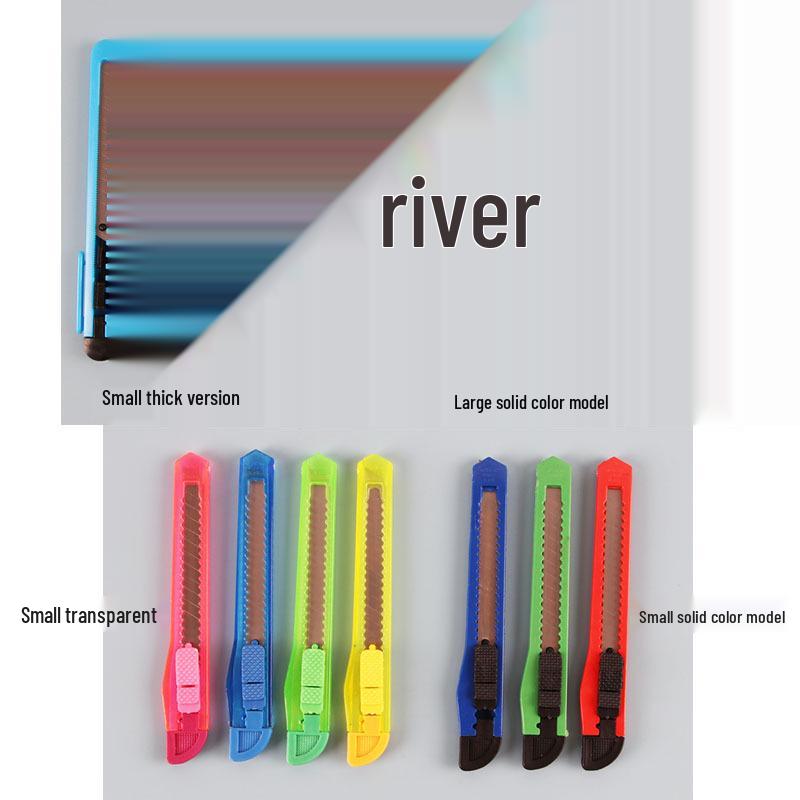 Compact Office Stationery Knife - Manual Paper Cutter for Carton Opening