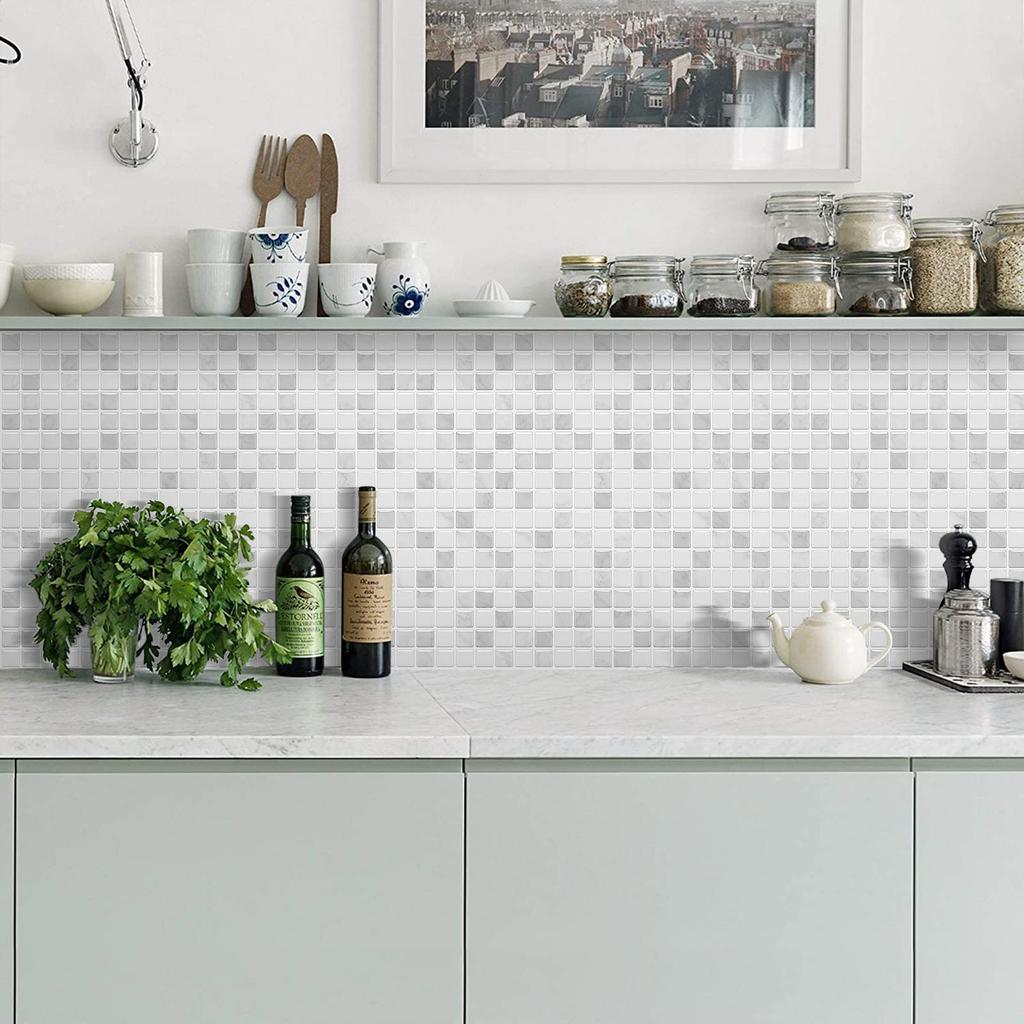 MORCART Наклейка на плитку Водонепроницаемая термостойкая кухонная ванная комната туалет DIY Мебель и предметы декора Мозаичная плитка Лист Обои Наклейка 3D Remake