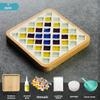 Bamboo Mosaic Coaster DIY Kit for Students and Kids