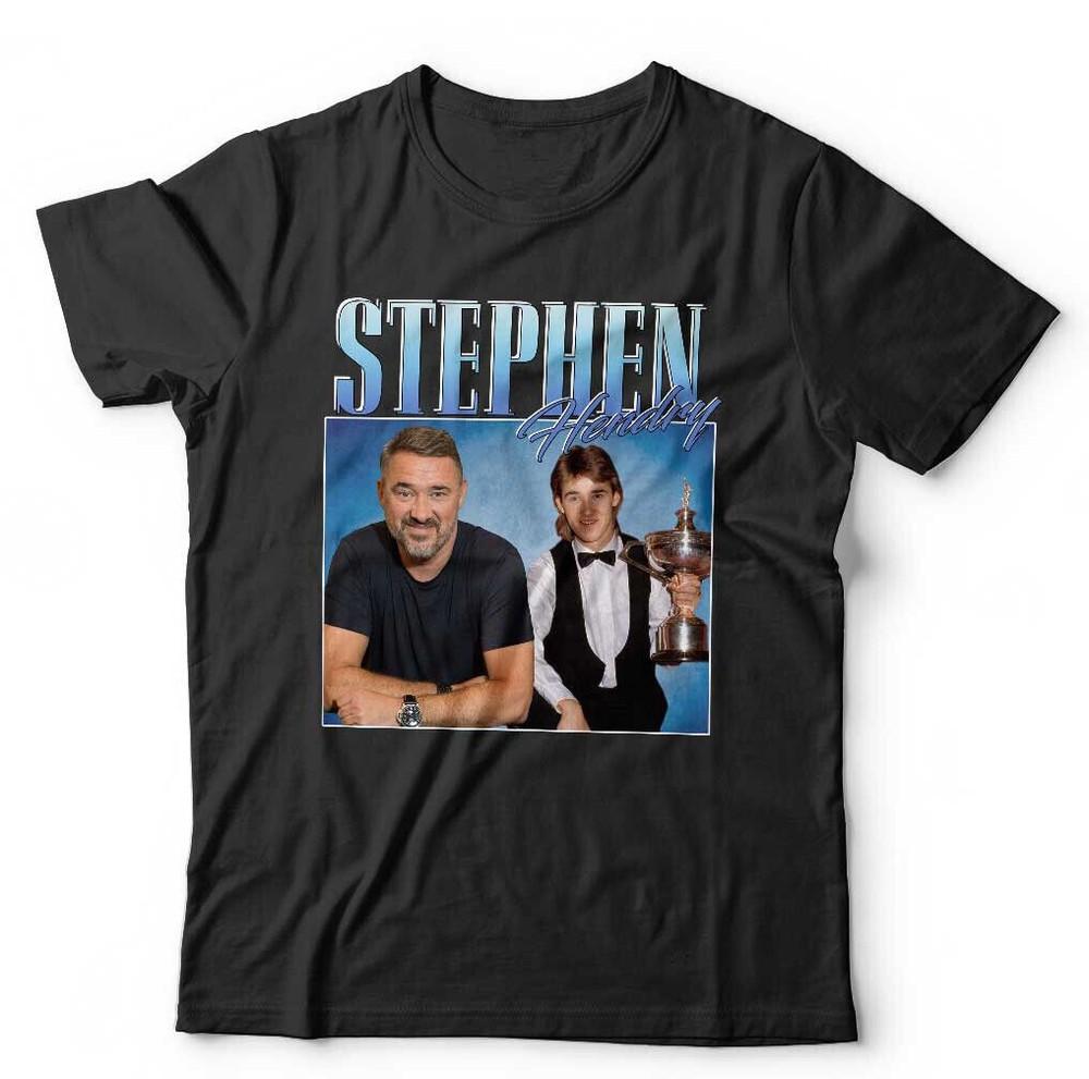 Stephen Hendry Tshirt Appreciation Unisex Kids Snooker Throwback Homage Funny