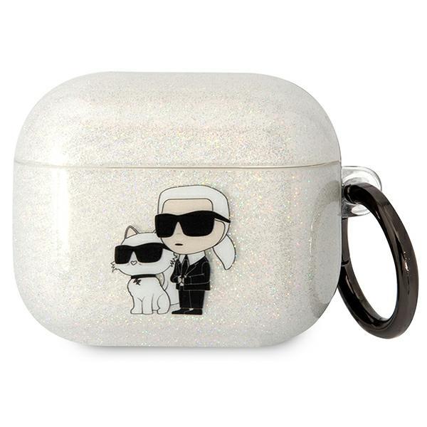 Etui do AirPods 3 Karl Lagerfeld Glitter Przezroczyste