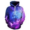 3D Printed Galaxy Graphic Hoodies for Men Y2k Hoodie Oversized Womens Clothing Harajuku Fashion Hooded Pullovers Ropa Sweatshirt
