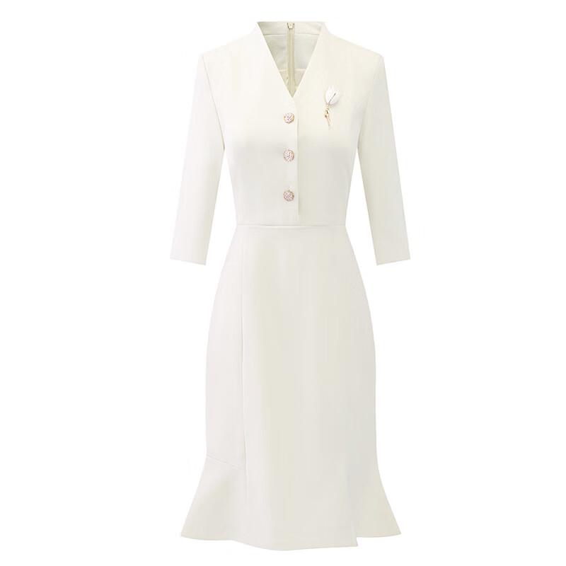 Women's Elegant Fishtail Professional Dress