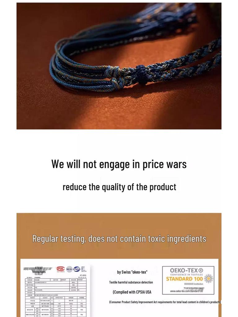 Тибетское ожерелье-компас «Восемь сокровищ» с плетеным шнурком и подвеской-танкой с мантрой