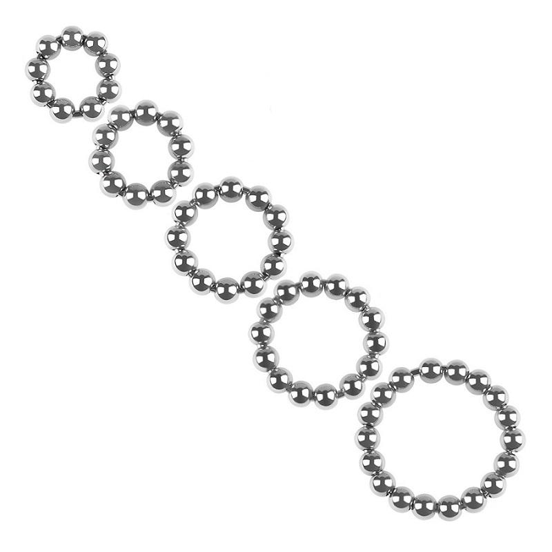 Нержавеющая сталь маленький большой металлический замок для пениса набор колец для задержки эякуляции шарик для эрекции кольцо для члена раб мужской секс-игрушка для мужчин