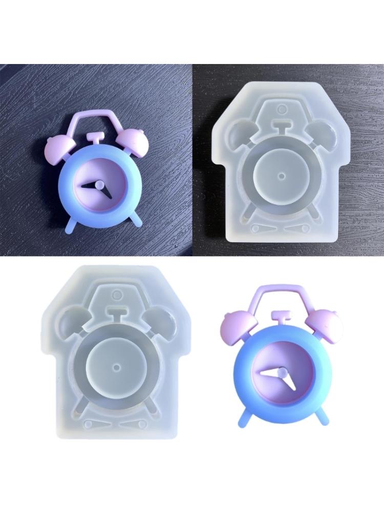 Quicksand силиконовая смола форма будильник эпоксидная смола литейная форма для изготовления ювелирных изделий, ремесла, кулонов, брелоков, домашнего декора