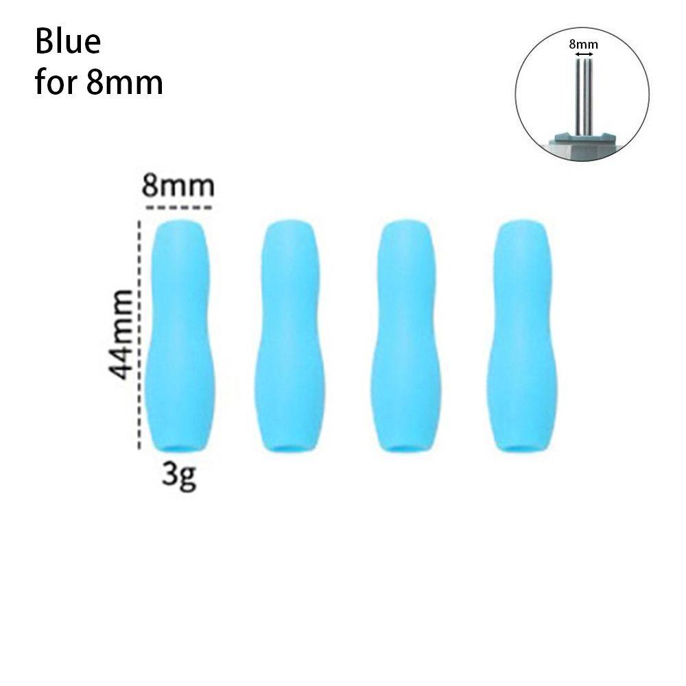 4 шт. защитный чехол для соломинки с силиконовым наконечником, устойчивый к царапинам, колпачок для соломинки из нержавеющей стали