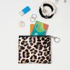 Stylish Leopard Print Travel Organizer Simplicity Long Zipper Makeup Bag for Everyday Use