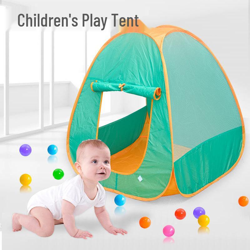 Children's Indoor Green Tent Playhouse - Princess & Boy Baby Toy