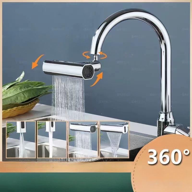 Водопадный смеситель для кухни, многофункциональный выдвижной смеситель с переключателем излива для кухонной мойки
