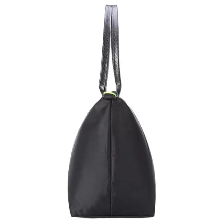 LONGCHAMP Le Pliage Green Recycled Canvas Dumpling Bag Handbag , Shoulder Bag Large Unisex Black (Unisex) Shoulder Bags 1899919001