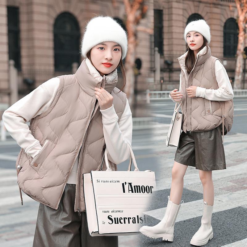 Autumn Winter Vest for Women New Waistcoat Warm Thickened Waistcoat Women Short Loose Slim Jackets Womne's Clothes