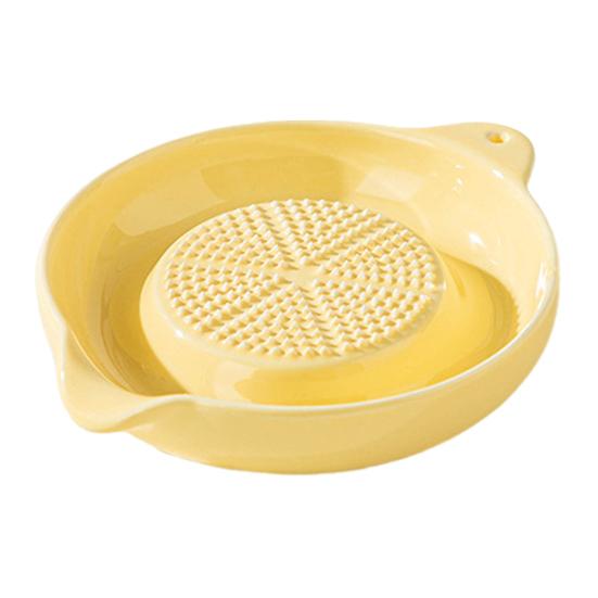 Керамическая терка для имбиря Портативная чаша для измельчения Сочный Вкусный Инструмент для измельчения фруктов, овощей, чеснока, сыра