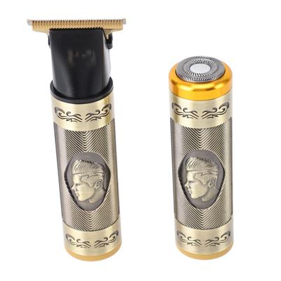 Набор электрической машинки для стрижки волос 3 в 1, USB-перезаряжаемый, беспроводной, набор для ухода за мужской внешностью с 4 направляющими насадками для носа и волос на лице