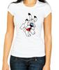 Dogmatix Dog Asterix and Obelix,  W/B  Women's 3/4 Short Sleeve T-Shirt H511