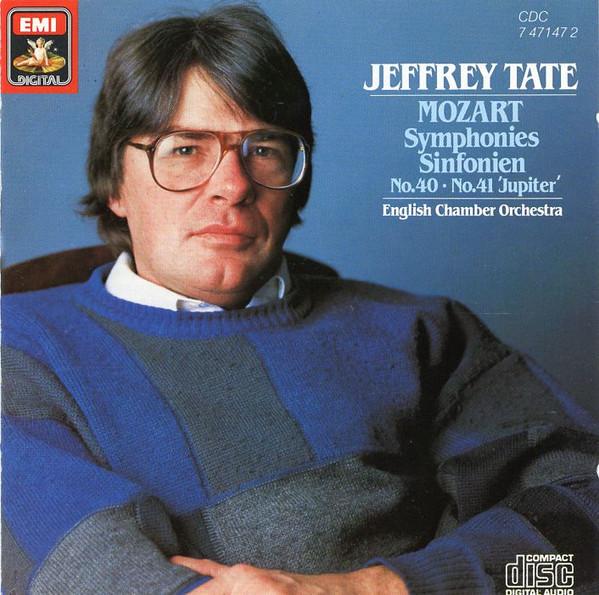 CD JEFFREY TATE, WOLFGANG AMADEUS MOZA - Symphonies No.40 & 41 'Jupiter' CDC7471472 EMI Digital 1984 Europe Classical Used