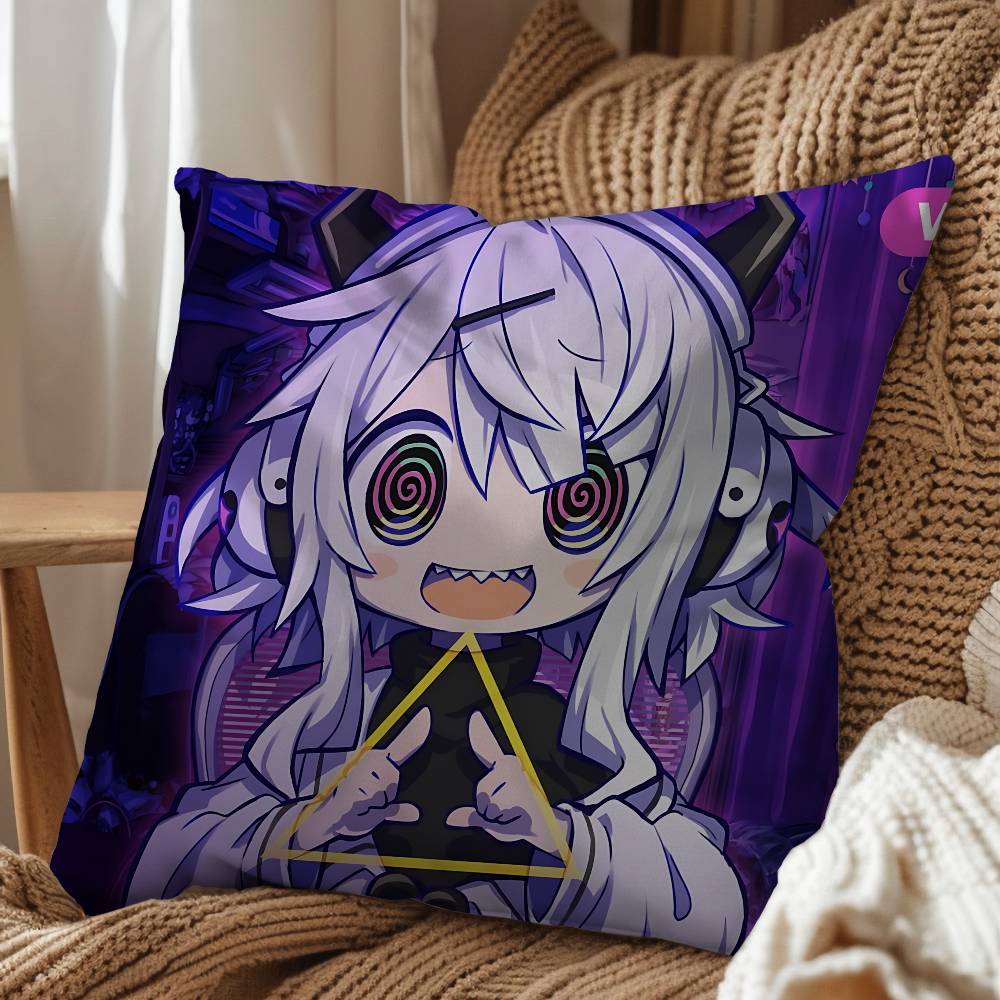 game Yunyun Syndrome Rhythm Psychosis Pillow Case Sofa Living Room Bedroom Headboard Backrest Cushion Square Cushion Nap Time