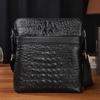Мужская сумка из натуральной кожи с крокодиловым узором, новая модная вертикальная корейская версия, деловая повседневная мужская сумка, сумка через плечо, рюкзак