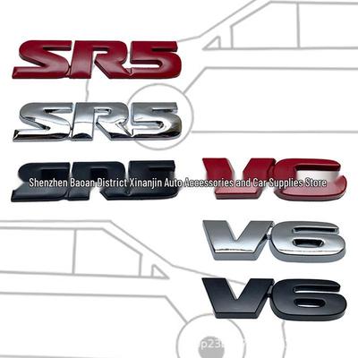 Наклейка с логотипом V6 для автомобиля Toyota Tundra TRD PRD SR5, модифицированная, для задней части и кузова