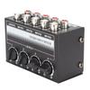 Support 4 in 1 Out CX400 4 Channel Passive Mixer Separate Volume Knobs Stereo Splitte  Stage
