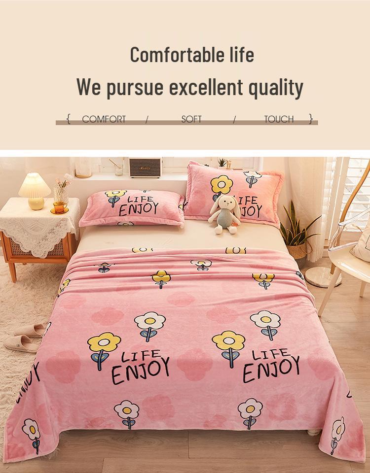 Фланелевый плед и простыня двойного назначения: Плотное, Теплое, Зимнее и Всесезонное Одеяло для Общежития или Дома, Одинарное/Двуспальное