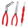 8" Electrical Disconnect Pliers 60-Degree Connector Separator Fuel Line Separator  For Automotive
