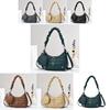 Stylish Black Grey Khaki Green Brown Womens Bag Trendy Minimalist Crossbody Purse For Everyday Use