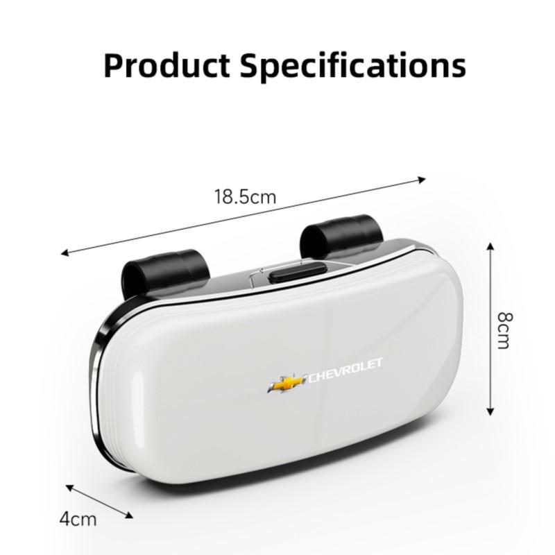 AABHO1 Car Sun Visor Sunglasses Case Glasses Holder For Chevrolet Cruze Sonic Silverado Trax Bolt Spark Tahoe Z71 Aveo Impala Malibu