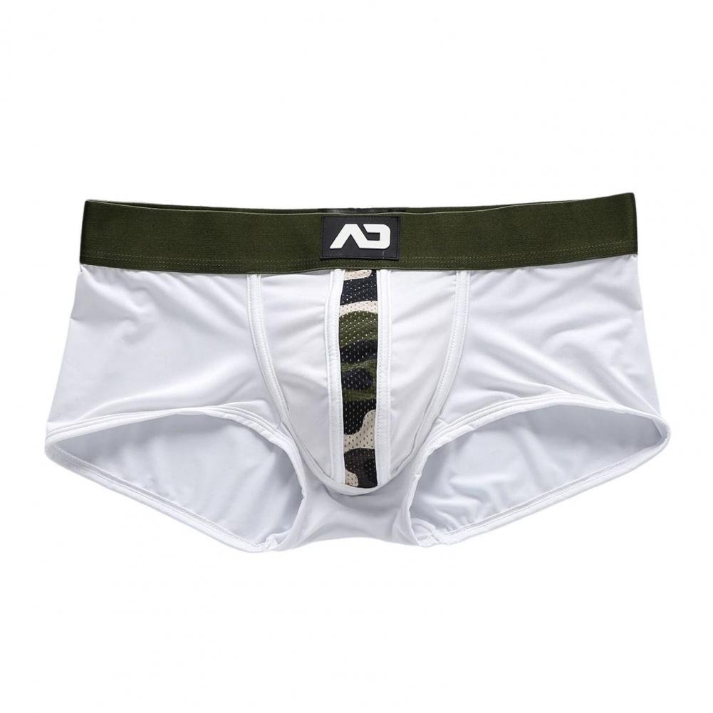 Мужское повседневное нижнее белье с низкой посадкой, цветные шорты-трусы с 3D U-образным вырезом, высокоэластичные трусики с расширенным эластичным поясом