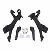 Rear Passenger Footrests Pegs Bracket For Kawasaki Ninja 400 2018-2024 Z400 2019-2024 Z500 2024