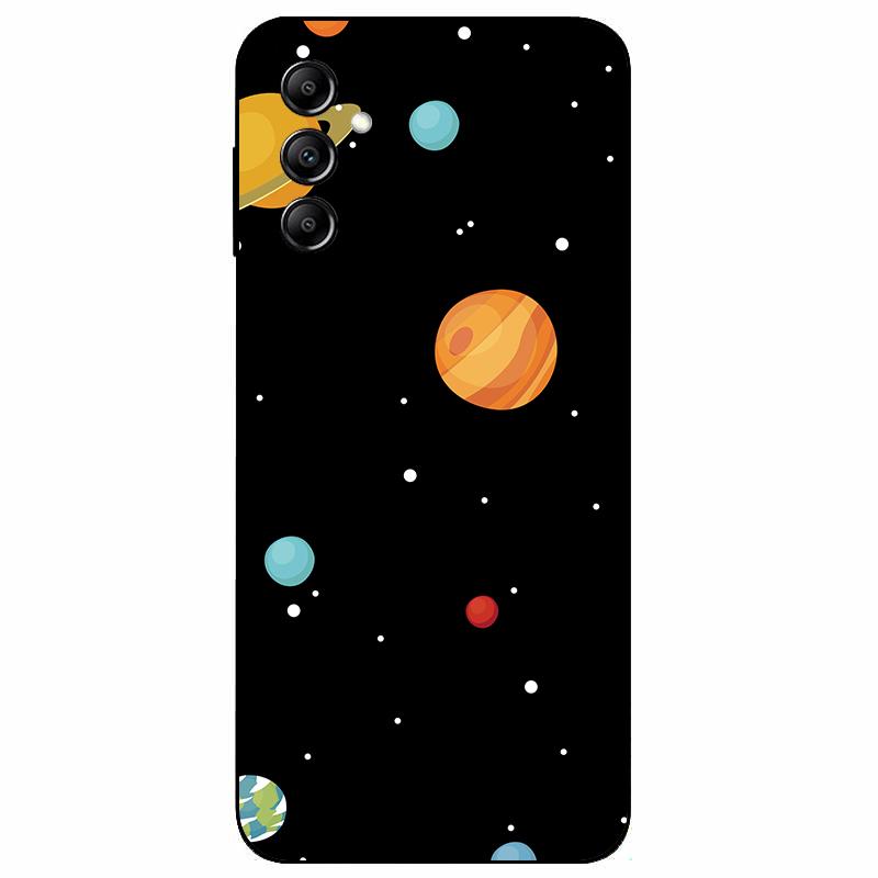 Для Samsung A14 4G A 14 M14 5G Чехол Расписной ТПУ Мягкий Силикон Черный Funda для Samsung Galaxy A14 A145F Бампер GalaxyA14 M 14 Сумка