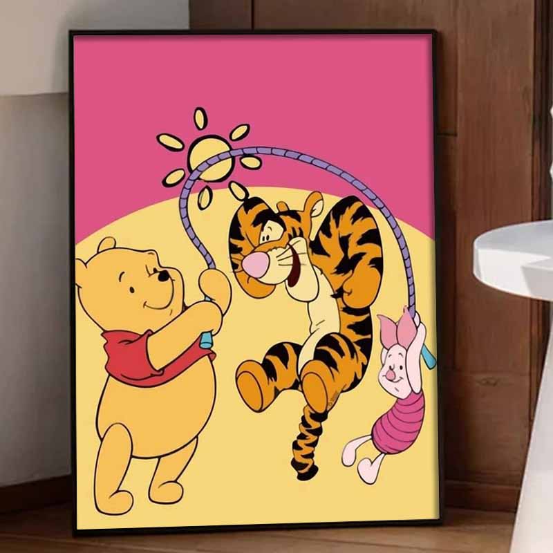 Disney Алмазная живопись 5D Сделай сам Винни-Пух Алмазное искусство Набор для рисования Алмазами Взрослый/Новичок Идея подарка Декор для дома