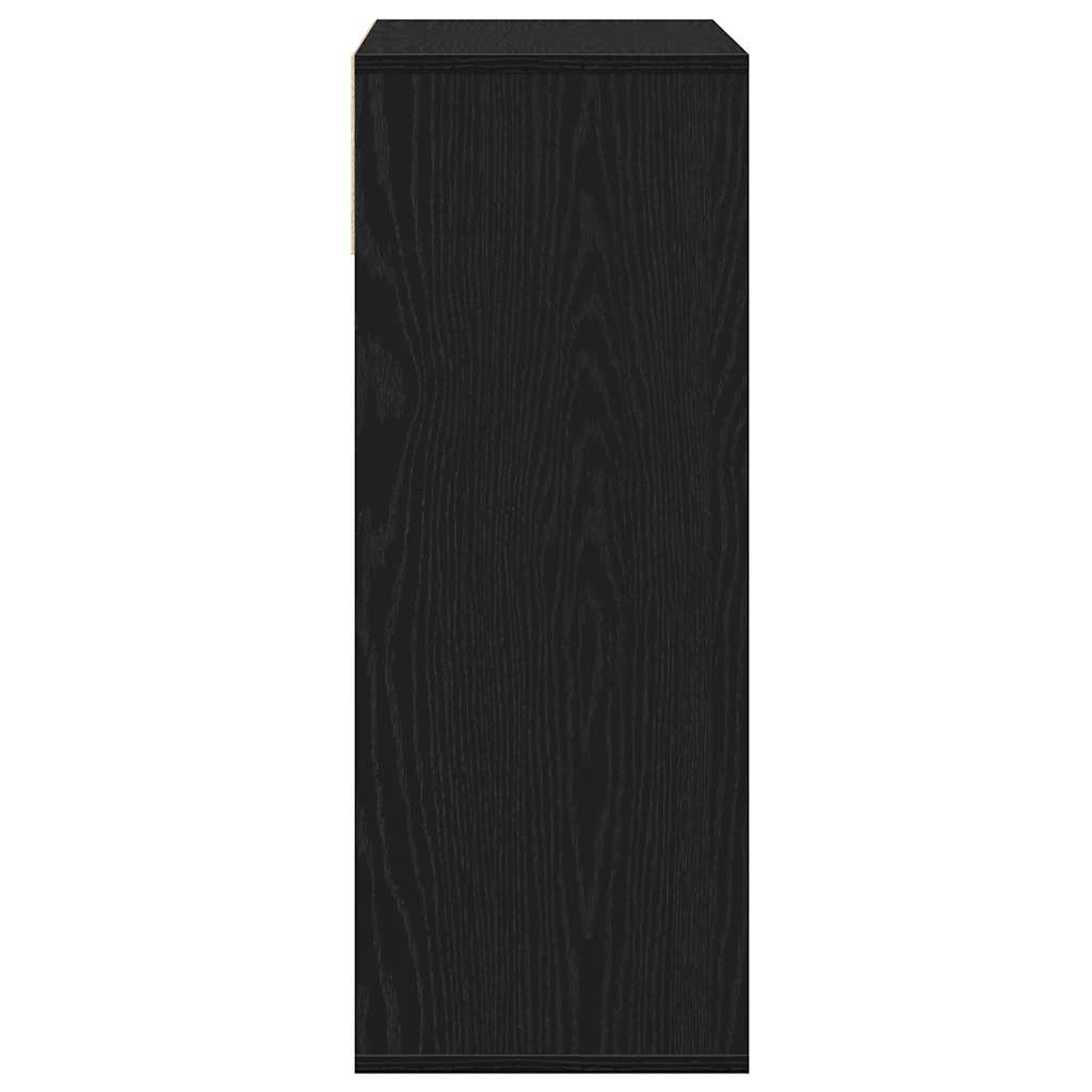 Bookshelf Black 66 x 31 x 80 cm Engineered Wood