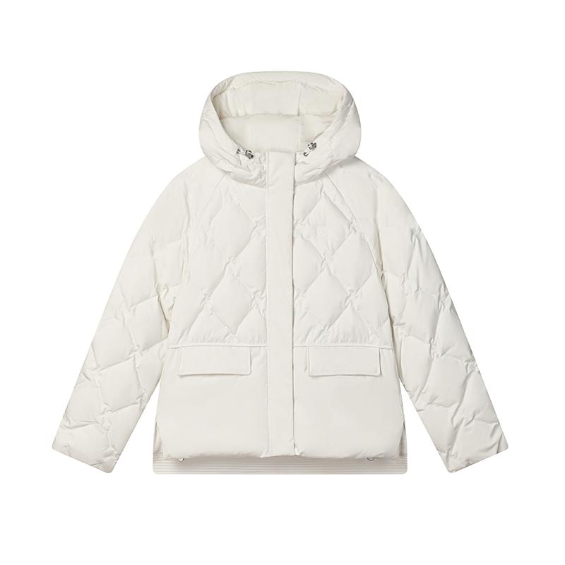 Новая пуховая куртка FILA женская Cloud White F11W448911F-WT
