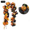 Halloween Pumpkin Rattan, Flying Witch Creative Holiday Gift Pumpkin Maple Leaf Rattan