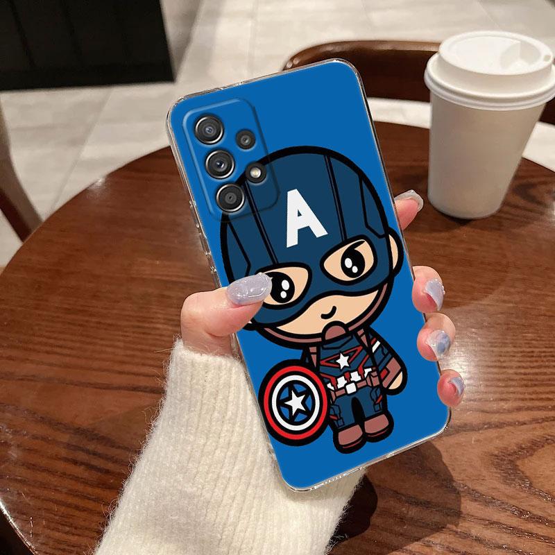 Мультяшный Marvel Грут Железный Человек Прозрачный Чехол Для Samsung Galaxy A57 A37 A56 5G A36 Чехол A55 A54 A35 A26 A07 A17 A16 A06 A36 A15 Обложка