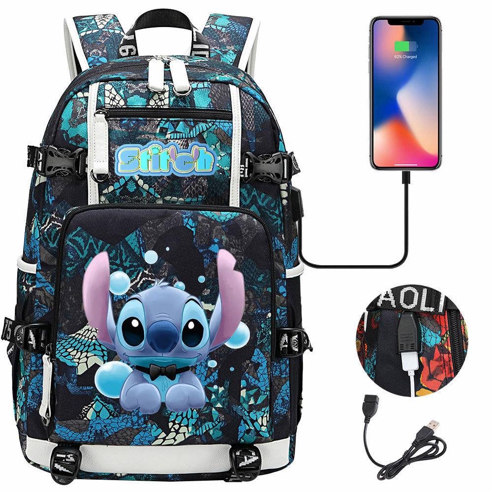 Lilo & Stitch Backpack for Teens Kids Students School Travel Casual Daypack