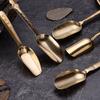 Tea Shovel Glossy Anti-scalding Copper Portable Scooping Sugar Coffee Scoop Teaware Supplies