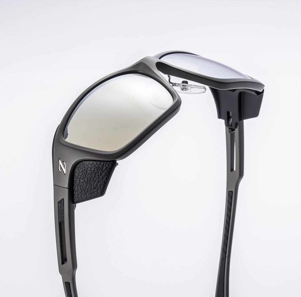 Zeque HOVER Polarized Sunglasses In Matte Black and Master Blue F-2130