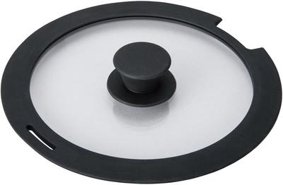 Hokuriku Aluminum Cast Varius 22см силиконовая стеклянная крышка для сковороды со съемной ручкой, изготовленная из силикона и закаленного стекла для и долговечная A-3135, сковороды,