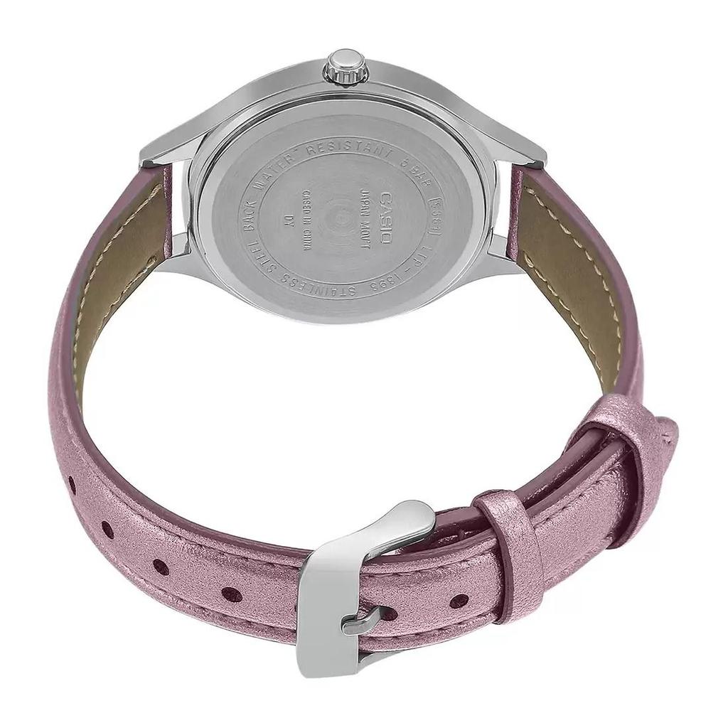 Розовые аналоговые женские часы, Pink Analog Women's Watch,  Casio